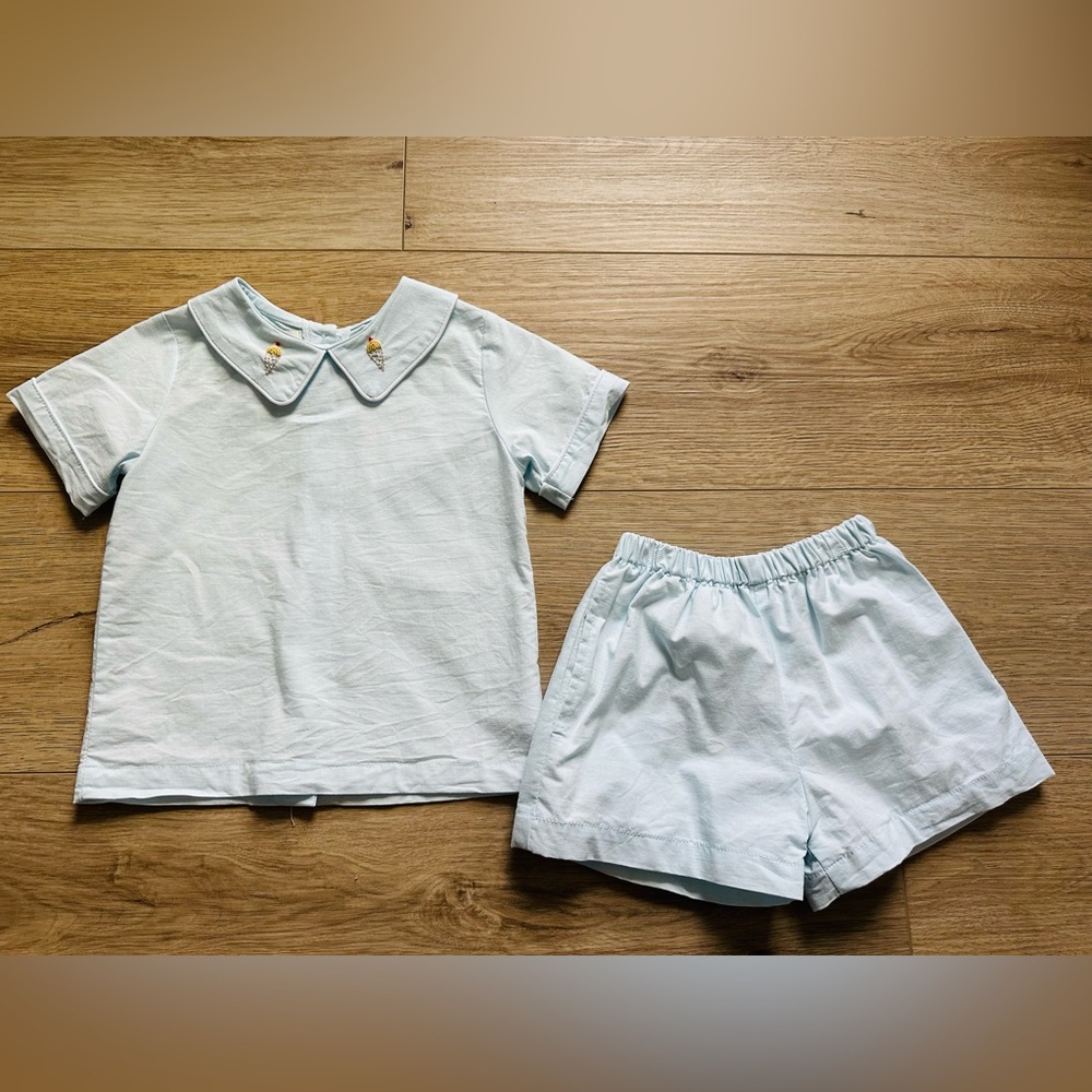 Ice cream shorts set